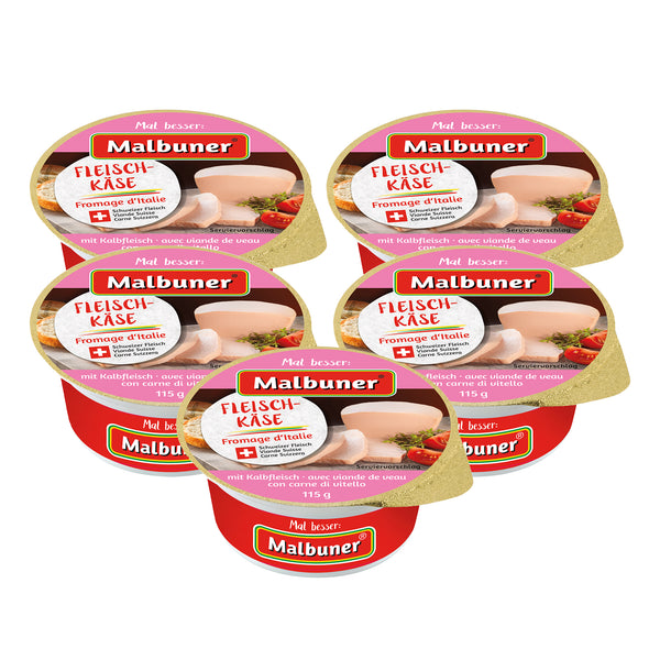 Malbuner Fleischkäse mit 15 % Kalbfleisch Fan-Packung