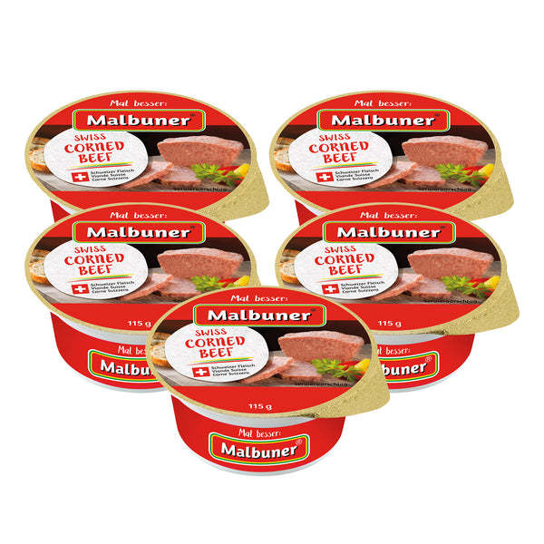 Malbuner Swiss Corned Beef Fan-Packung
