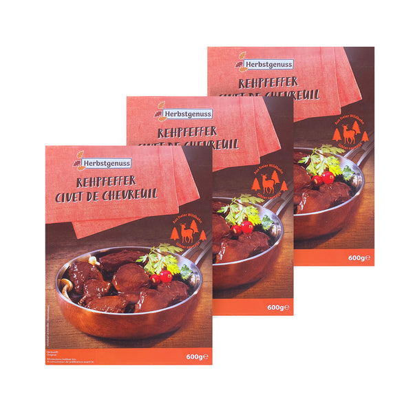 Herbstgenuss Rehpfeffer Fan-Packung 600g