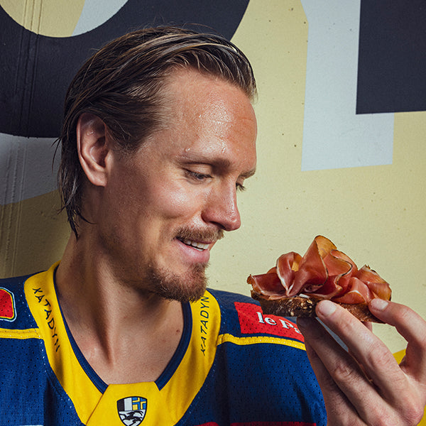 Malbuner jambon de campagne - Freixenet Cava - Planche à découper ronde - érable