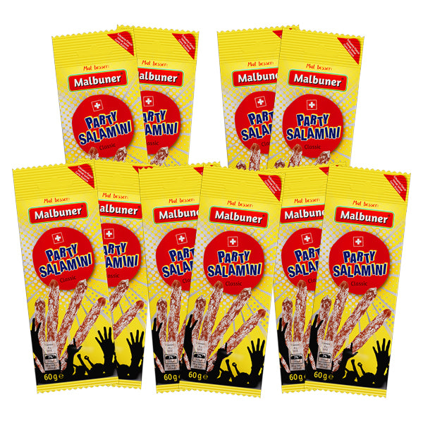 Malbuner Party Sticks Fan-Packung Salamini