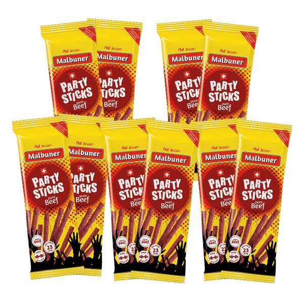 Malbuner Party Sticks Fan-Packung Beef