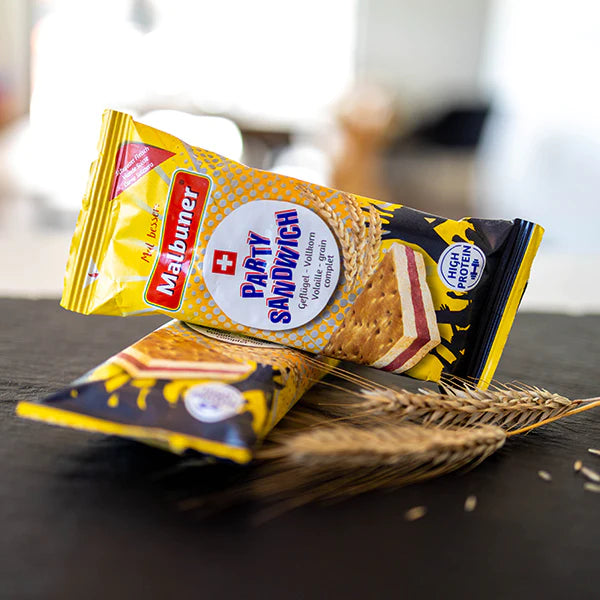 Malbuner Party Sandwich Fan-Packung Geflügel-Vollkorn Malbuner Party Sandwich Fan-Packung Geflügel-Vollkorn