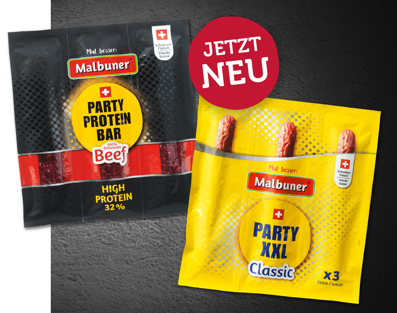 Malbuner Party Protein Bar und Party XXL